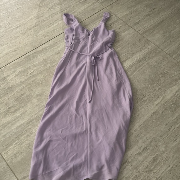 Wild fable maxi dress zips in the back lace detail on front - Picture 4 of 4